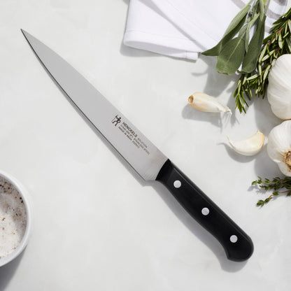 HENCKELS Solution Razor-Sharp 8-inch Carving Knife, German Engineered Informed by 100+ Years of Mastery, Black/Stainless Steel