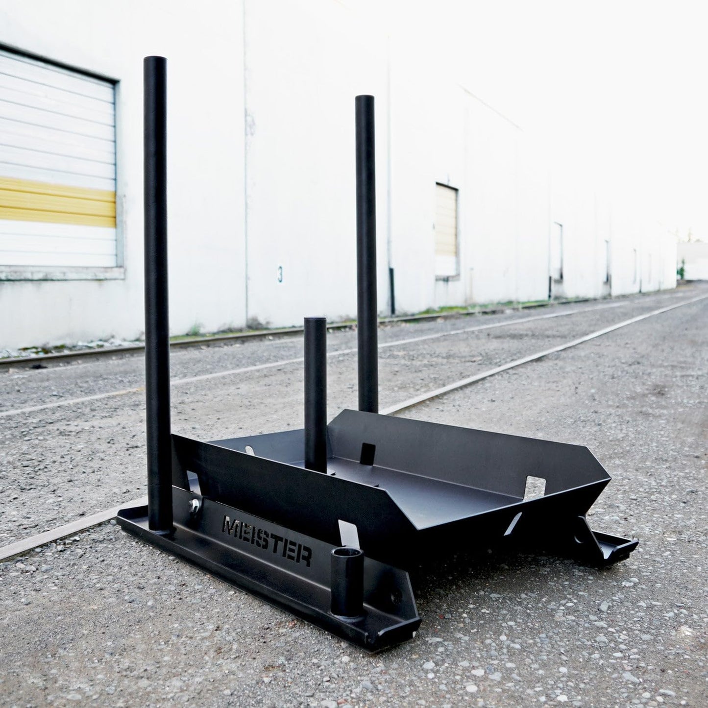 Meister Workhorse Weight Sled w/All-Terrain Skis - Push/Pull/Drag Workout Sled
