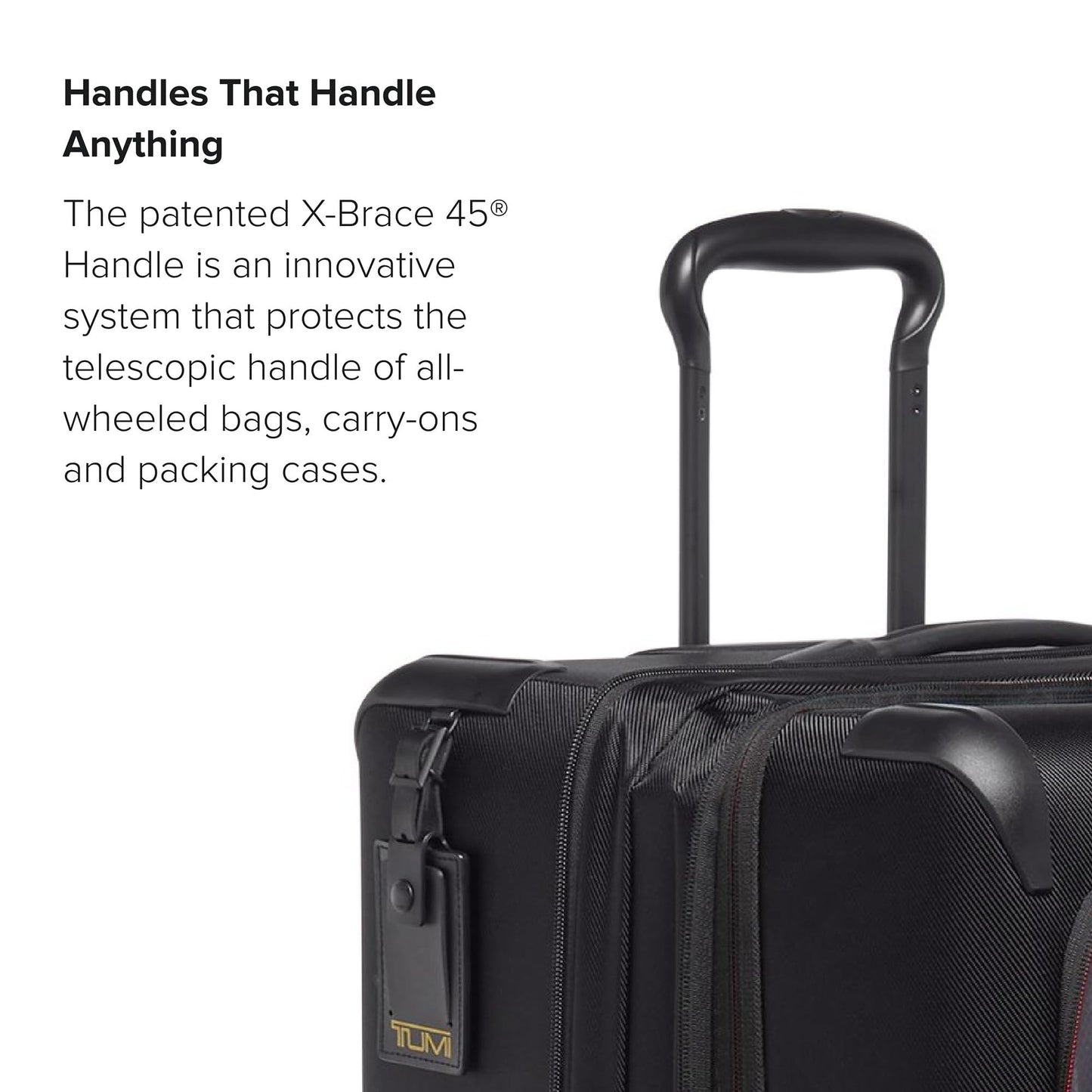 TUMI - Aerotour 4 Wheel Expandable Luggage - Men's and Women's Lightweight Business and Leisure Travel Suitcase - 31" X-Large Front Pocket Expandable Checked, Black