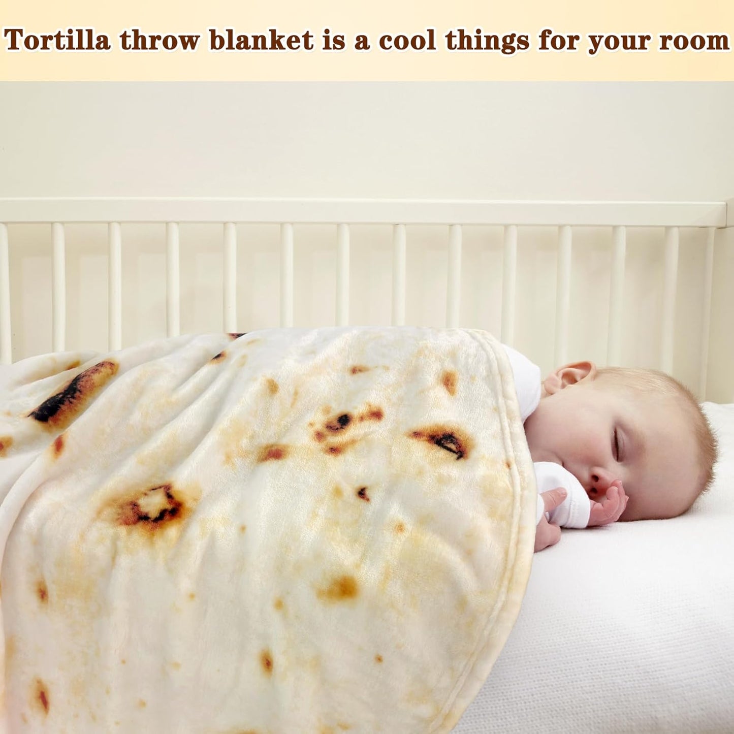 285 36 inch mermaker Burritos Tortilla Swaddle Blanket Baby for Toddler Newborn, GSM Soft Flannel Taco Wrap Blanket
