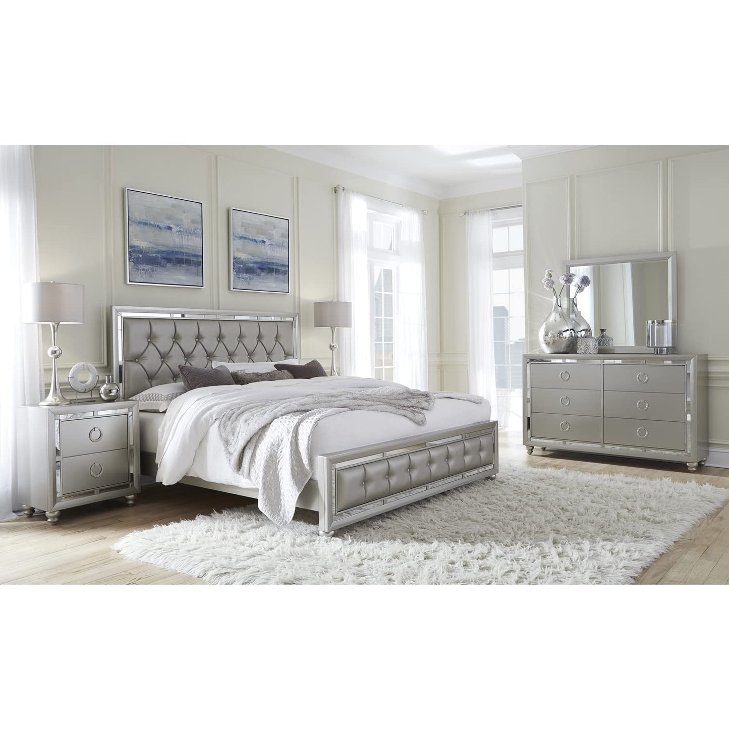 Riley Tufted Full Bed