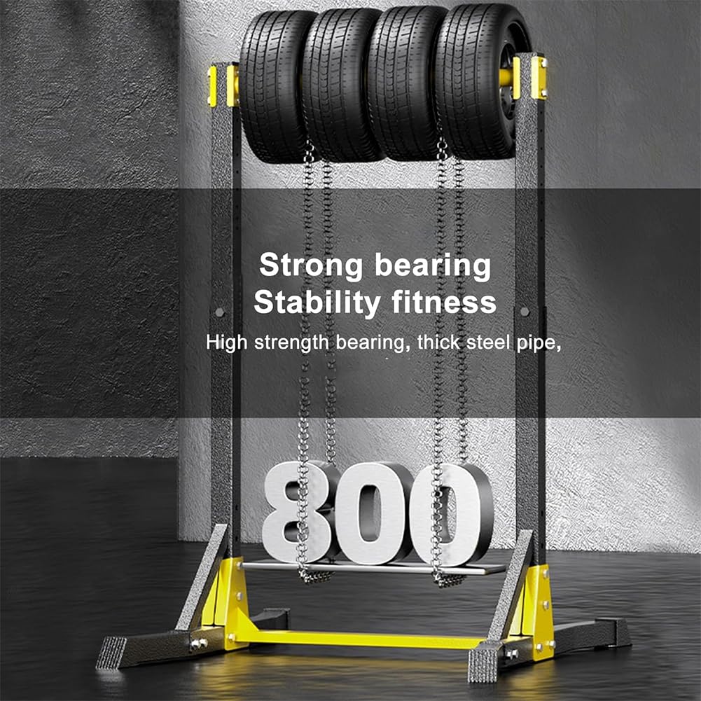 Pull Up Station, 400LBS Multifunctional Fitness Power Tower, 11 Gears Adjustable Free Standing Pull Up Bar Dip Station with Non Skid Widen Base, for Outdoor Home Gym Workout Exercise
