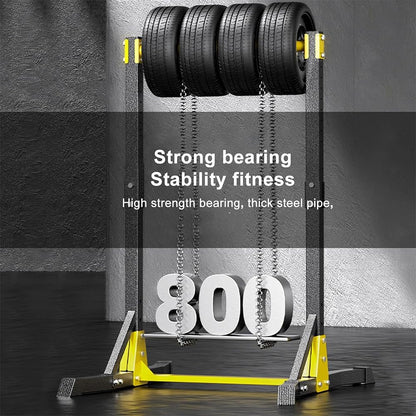 Pull Up Station, 400LBS Multifunctional Fitness Power Tower, 11 Gears Adjustable Free Standing Pull Up Bar Dip Station with Non Skid Widen Base, for Outdoor Home Gym Workout Exercise