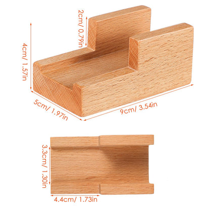 Small Wooden Sushi Hand Roll Holder, U-Shaped Mini Taco Stand for Countertop, Traditional Japanese Temaki Display Rack, Compact Wood Serving Plate for Home Restaurant Party