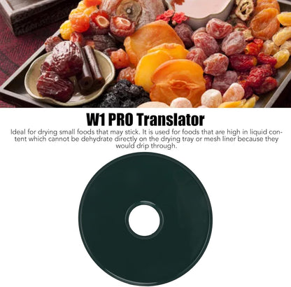 Dark Green Silicone Leak Proof Food Dehydrator Water Tray, Leather Plate for Food Dehydrator