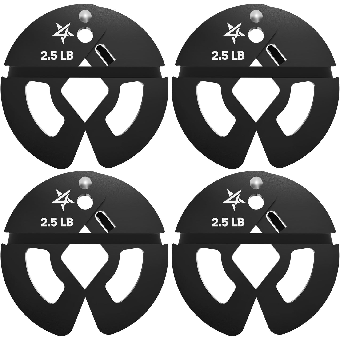 Yes4All Fractional Weight Plates Set, Available In Steel And Rubber, Set of 2/4/6 Plates in 1.25LB, 2.5LB, or 5LB Sizes, Micro Change Plates for Dumbbell and Olympic Barbell Weightlifting