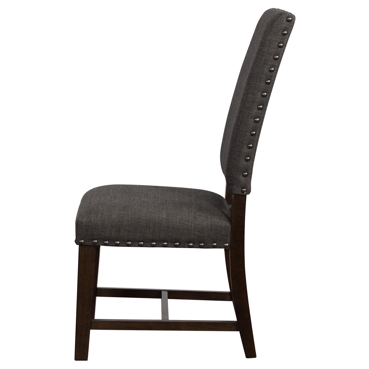 Coaster Home Furnishings Twain Upholstered Dining Side Chair Warm Grey 109142 (Set of 2)