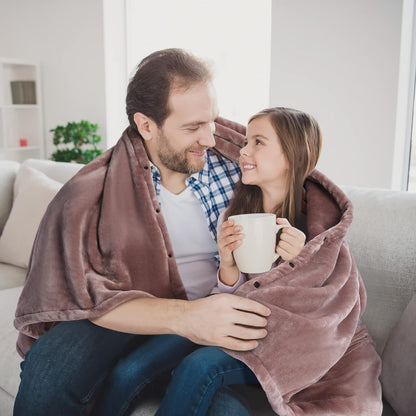 GREENWISH USB Heated Shawl, Electric Lap Blanket Throw, Warm Flannel Pad for Winter Home Office Car, 55 X 32 Inch