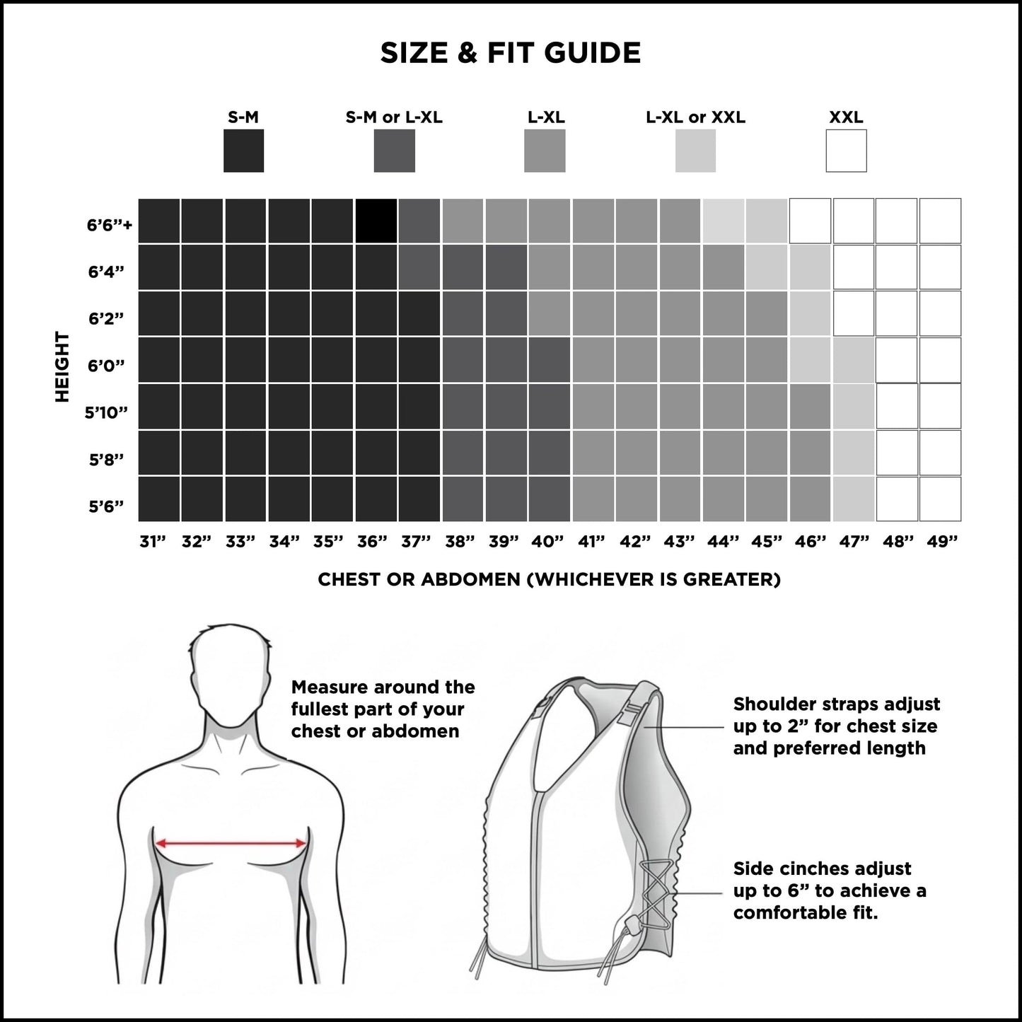 OMORPHO Men's G-Vest, 10 lb (up to 20 lb with addition of G-Pack), weighted vest for men, low-profile, fully adjustable, comfort fit. Great for walking, hiking, running and training. (Black, S-M)