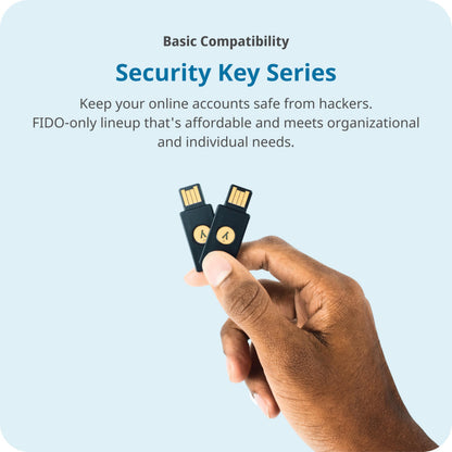 Yubico - Security Key C NFC - Black - Two-Factor authentication (2FA) Security Key, Connect via USB-C or NFC, FIDO U2F/FIDO2 Certified