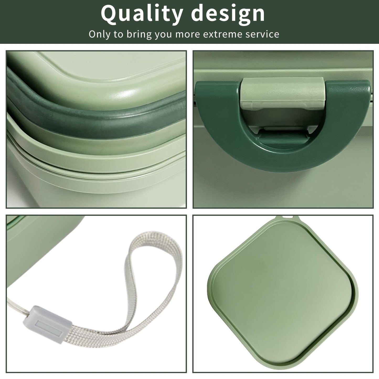 Collapsible Dog Bowls, Travel Water Bowl for Dogs, 2-in-1 Portable Food and Water Feeder - Travel Dog Bowls with Lid for Walking, Traveling, Camping and Hiking