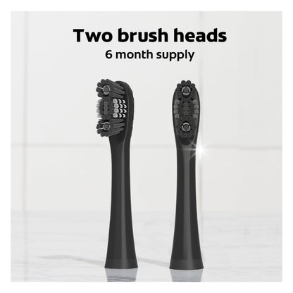 Colgate 360 Vibrate Charcoal Battery Operated Toothbrush Pack, Soft with 1 AAA Battery Included, Black, 2 Count