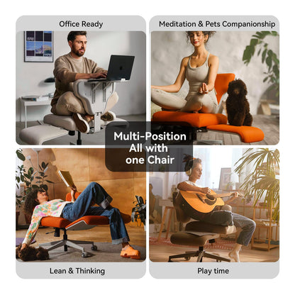 Newtral Freedom-X Cross Legged Office Desk Chairs for Home, Make Up, Bed Room