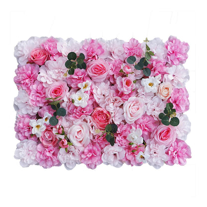 JIIPOREGJ Flower Wall Backdrop 40 * 60Cm,Artificial Floral Wall Panel,for Wedding Celebrations Party Birthday Backdrops and Home Decoration,10pcs