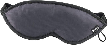 Lewis N. Clark Comfort Eye Mask + Sleep Aid to Block Light for Travel, Airplane, Hotel, Airport, Insomnia + Headache Relief with Adjustable Straps, 2 pack, Black