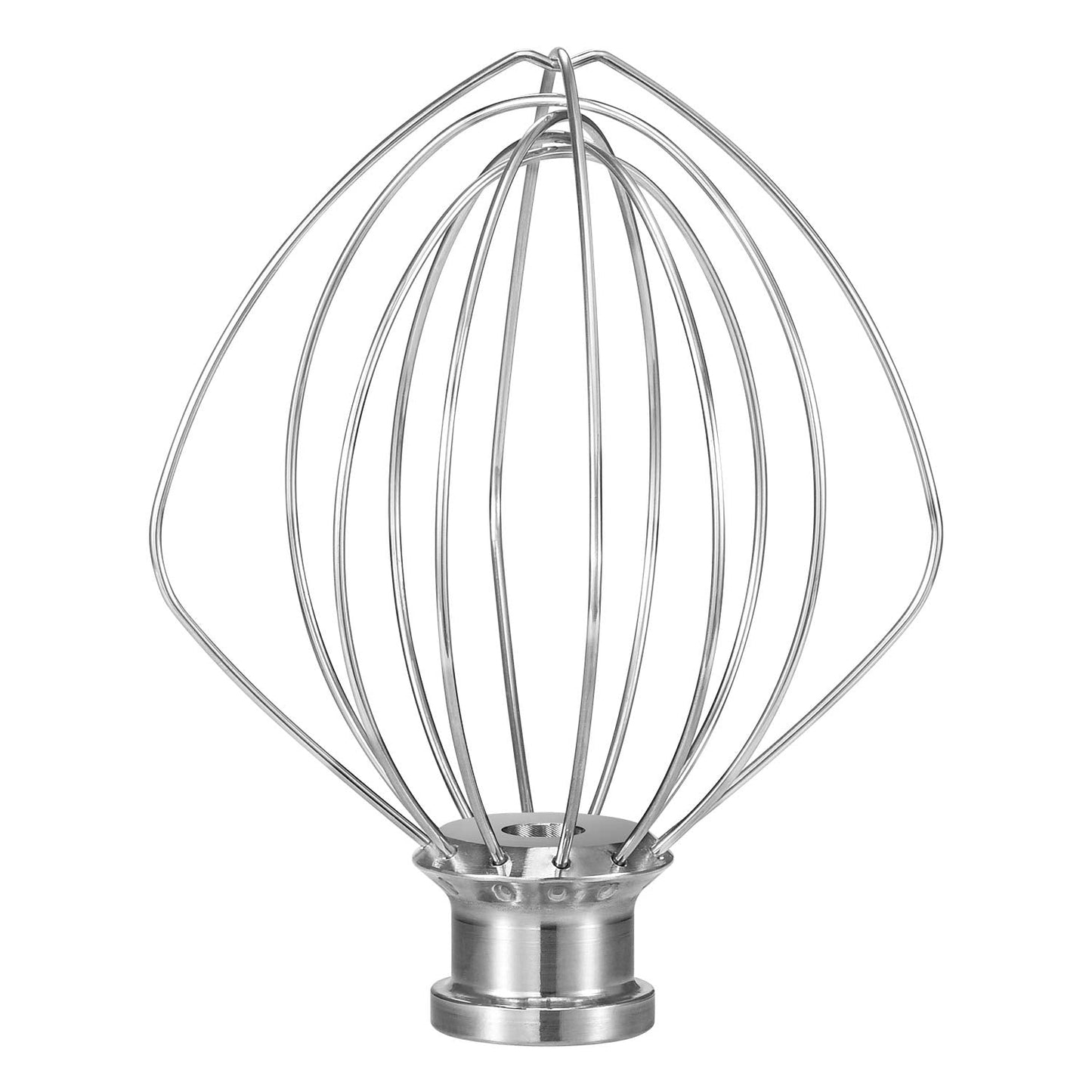 K45WW Dishwasher Safe Whisk Attachment Fits 4.5 Quart and 5 QT KitchenAid Tilt-Head Stand Mixer Stainless Steel 6 Wires Whip for Egg Heavy Cream Beater, Cakes Mayonnaise