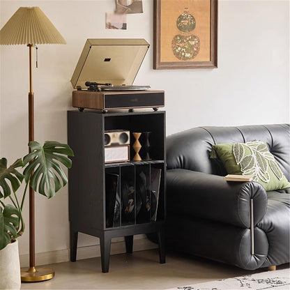 rG5iVb0 CD Storage Rack Multi-functional Vinyls Record Storage Cabinet Wooden Display End Table for Living Room Bedroom