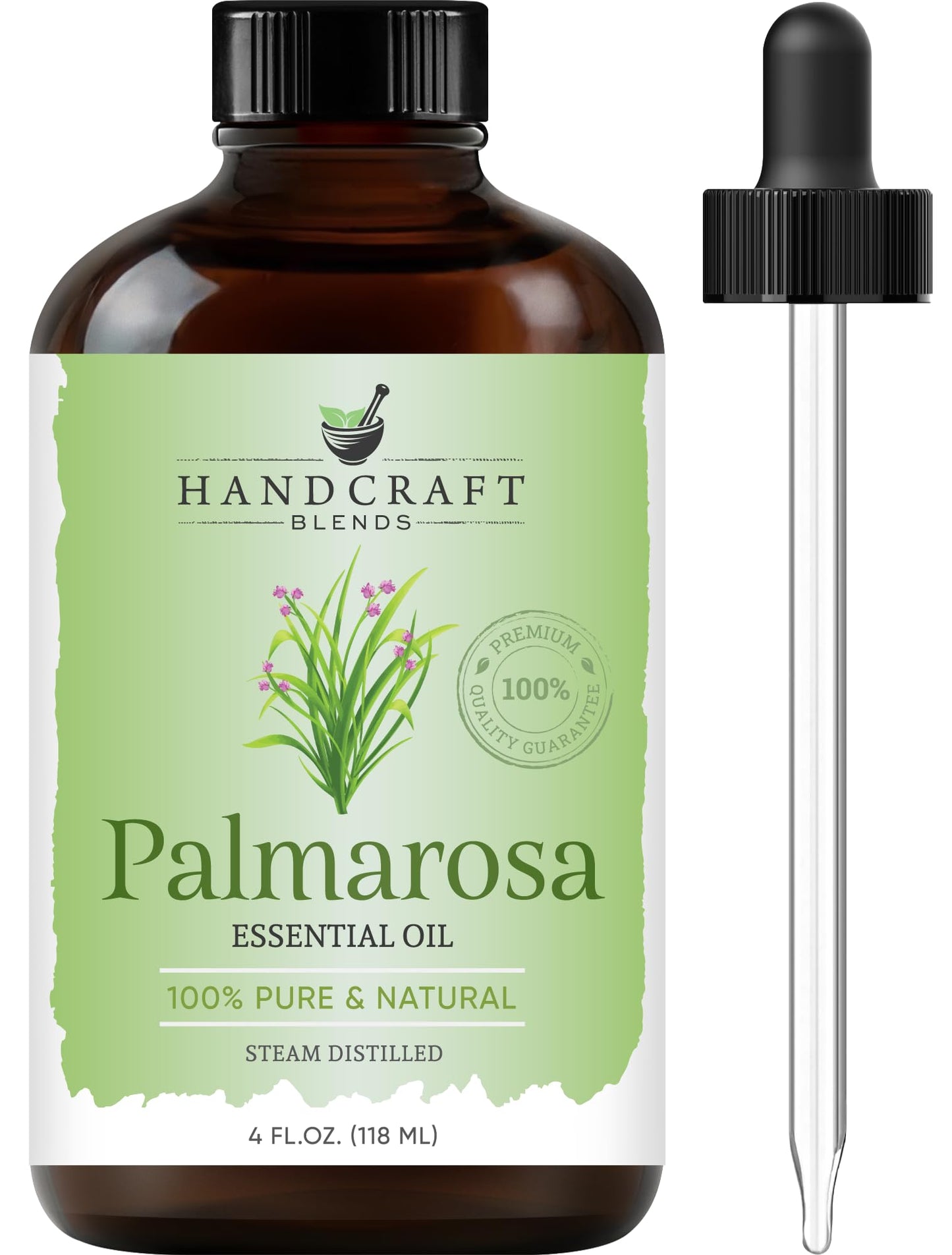 Handcraft Blends Lavender Essential Oil – Huge 4 Fl Oz – 100% Pure and Natural – Premium Grade Essential Oil for Diffuser and Aromatherapy, Skin, Massage, Candle and Soap Making Fragrance
