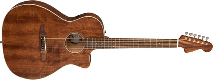 Fender All-Mahogany Newporter Special Acoustic Guitar, with 2-Year Warranty, Natural, Pau Ferro Fingerboard, with Gig Bag