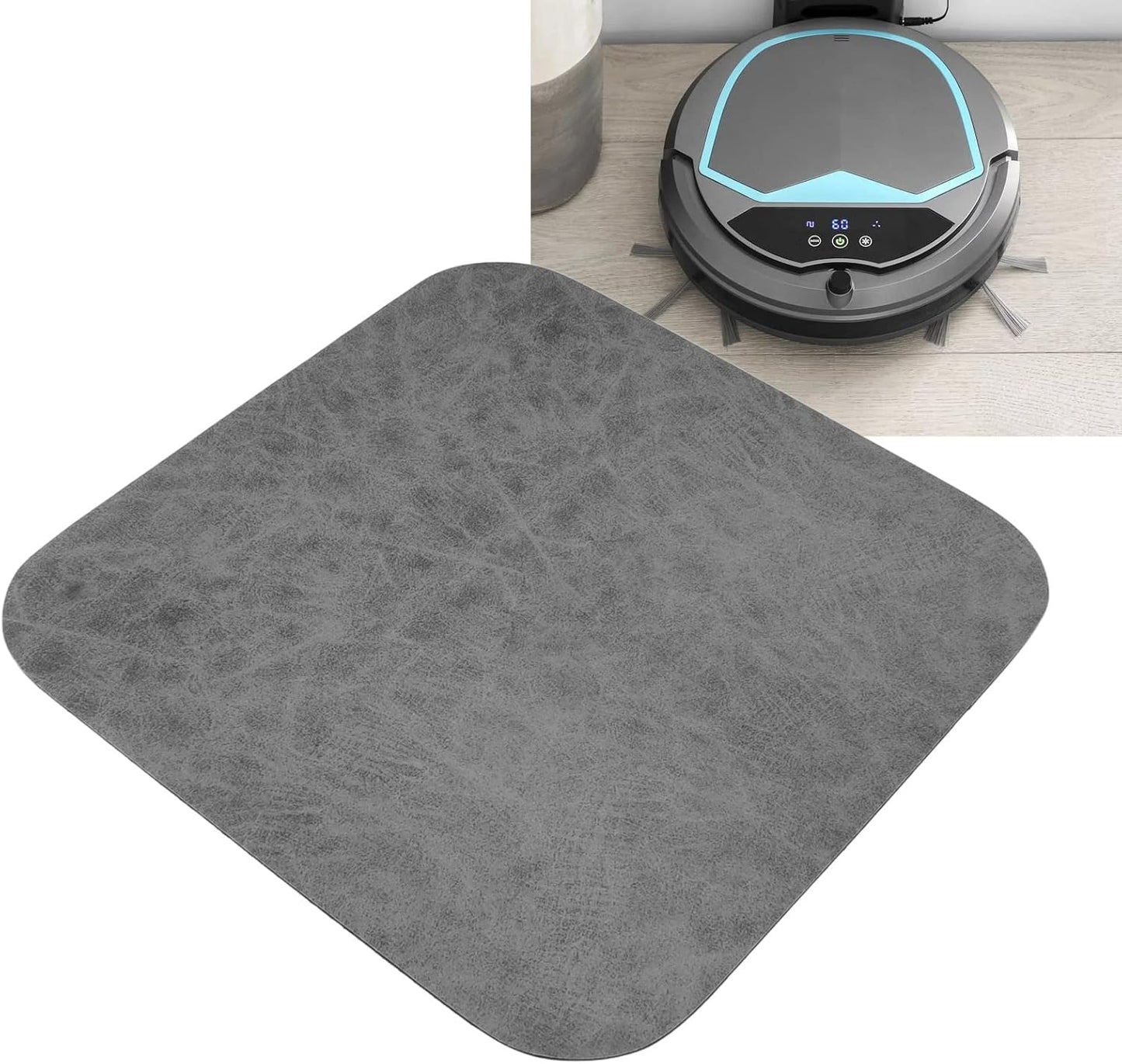 Robot Vacuum Absorbent Mat, Replacement Parts Anti-Slip Mat for Keeping Floor Dry