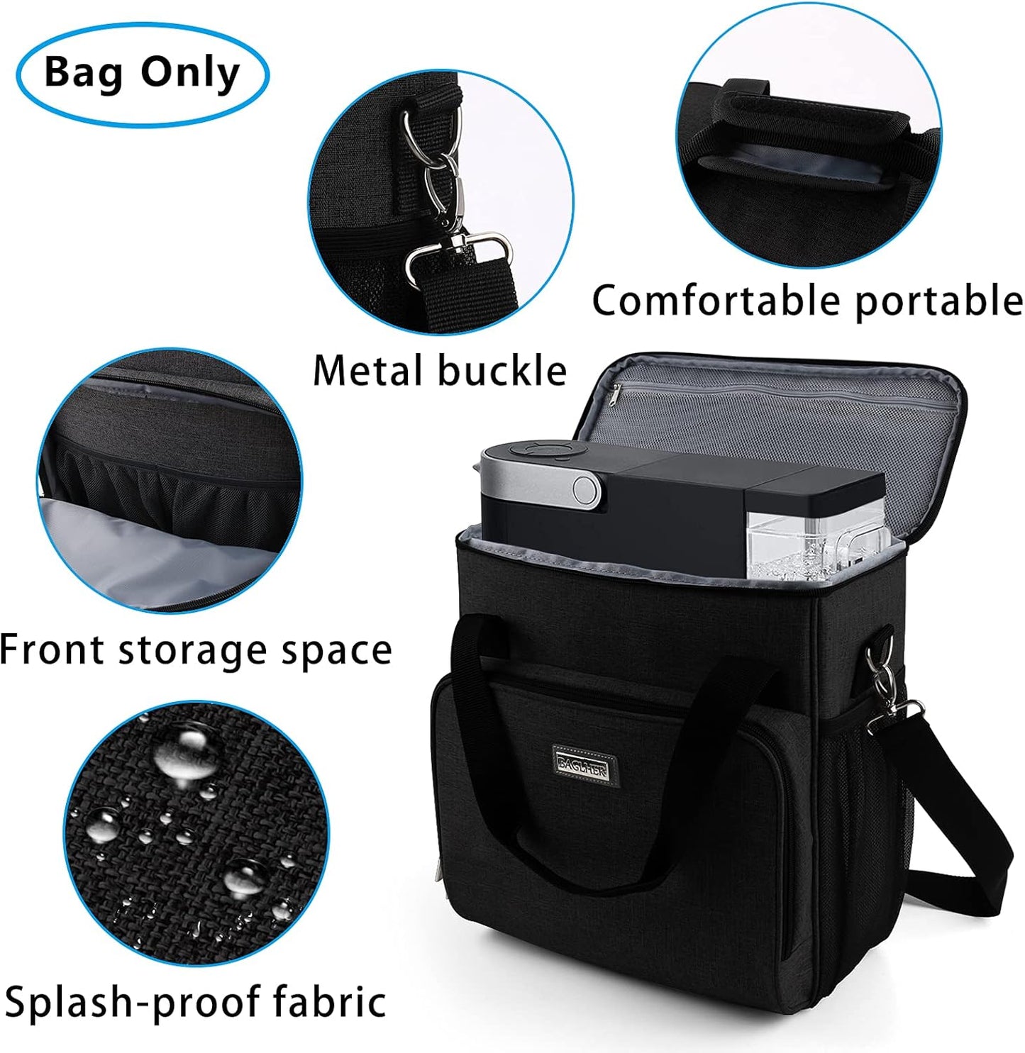 BAGLHER Coffee Maker Storage Bag | Waterproof Travel Carrying Organizer Case for Kering Coffee Machines and