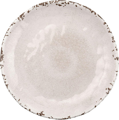 Supreme Housewares 4-Piece 6 Inch Melamine Dessert Plates, Small Serving Plates for Appetizer, Snack, Fruit, Side