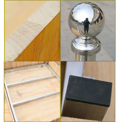 ZEELYDE Lectern Podium Stand,Solid Wood Podium Music Podium Student Platform Chorus Stage School Classroom Podium Leadership Conference Podium