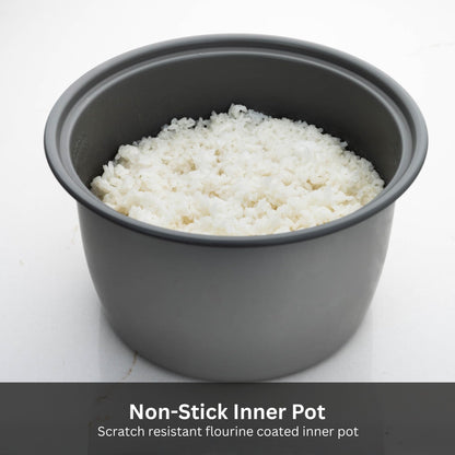Tiger JNP-0550-LF 3 Cup Capacity White Rice Cooker with Non-Stick Inner Pot, Retractable Power Cord, and Keep Warm up to 12 hours (Flower)