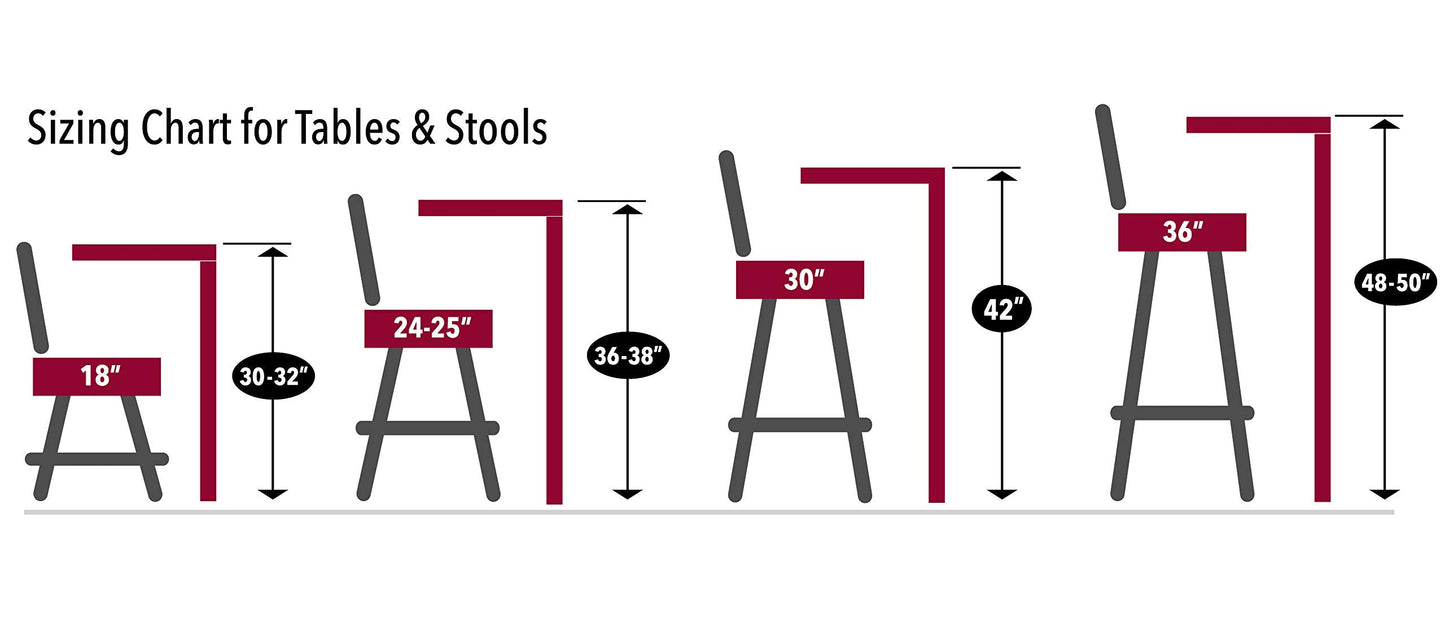 HBS 3160 18" Chair with Dark Cherry Finish and Black Vinyl Seat