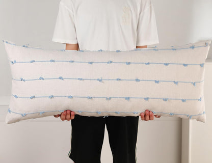 20 54 Inch,Striped NUYECY Extra Long Body Pillow case x Pattern Boho Decorative Long Lumbar Throw Pillow Cover,Large