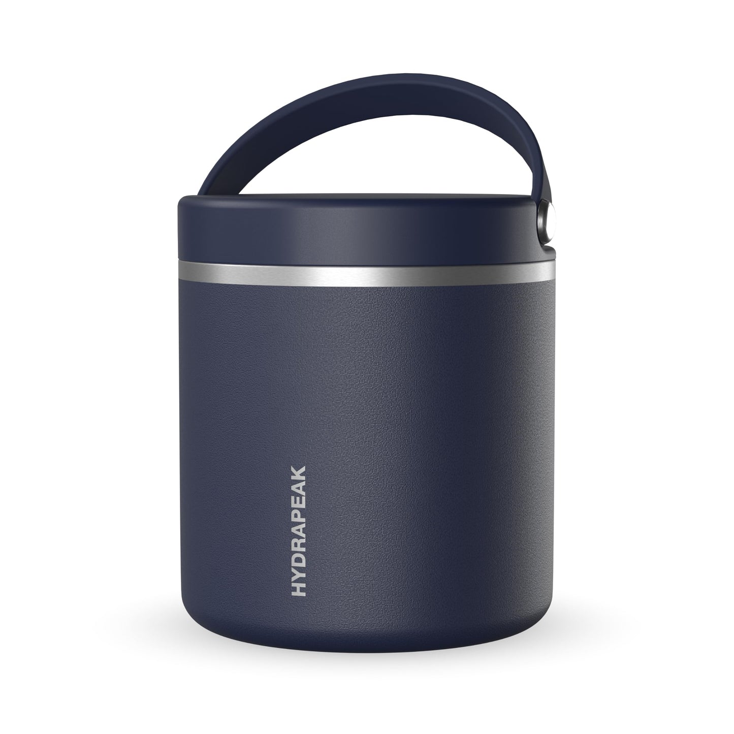 Hydrapeak 25oz Stainless Steel Vacuum Insulated Food Jar | for Hot Food and Cold Food, Wide Mouth Leak-Proof Soup for Adults, 10 Hours Hot and 16 Hours Cold (Navy)