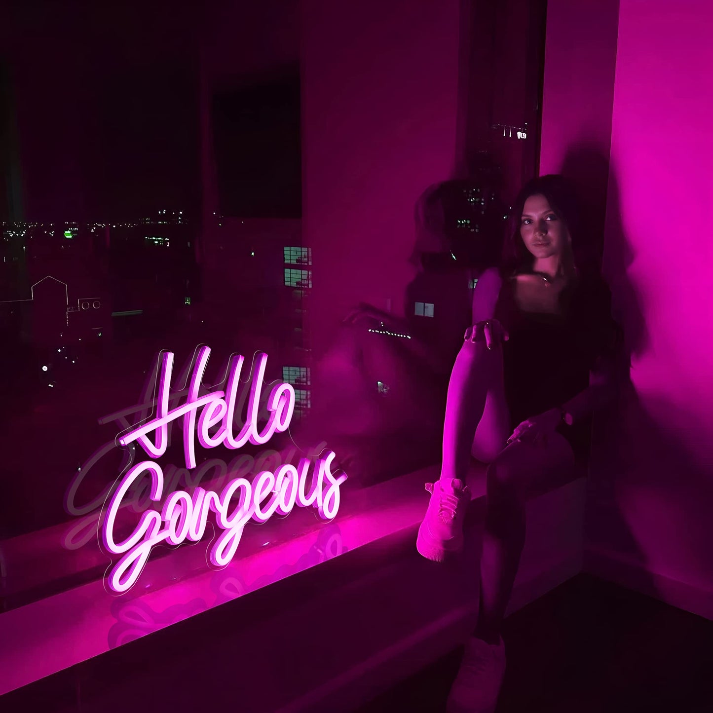 You're Like Really Pretty Neon Sign, Pink Neon Sign for Wall Decor | You're Like Really Pretty Sign for Girls Bedroom, Party, Salon - Best Gifts for Birthday, Christmas