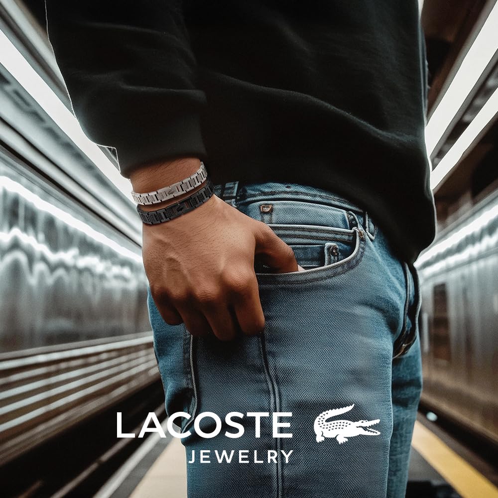 Lacoste Metropole Men's Stainless Steel Link Bracelets (Model: 2040117)