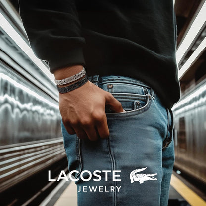 Lacoste Metropole Men's Stainless Steel Link Bracelets (Model: 2040117)