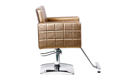 Funnylife Gold Vintage PU Material Salon Shampoo Styling Barber Chair