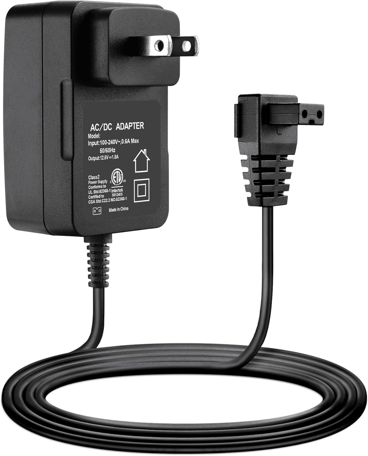 SLLEA 12.6V 2-Prong AC/DC Adapter for Paxcess HJ1103 Cordless Robotic Pool Vacuum Cleaner, 5000mAh Power Supply