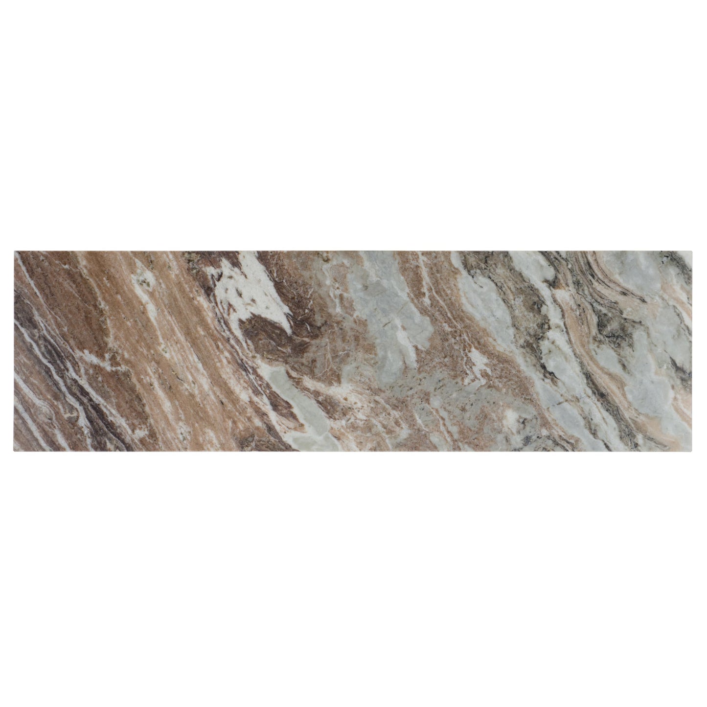 SAFAVIEH Home Collection - Frederick Console Table, Brown & Grey Marble Top with Black Metal Legs (CNS3707A)