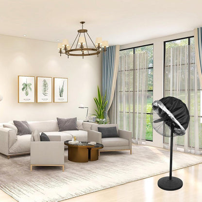Industrial Heavy Duty Outdoor Floor Fan, Waterproof Dustproof Cover