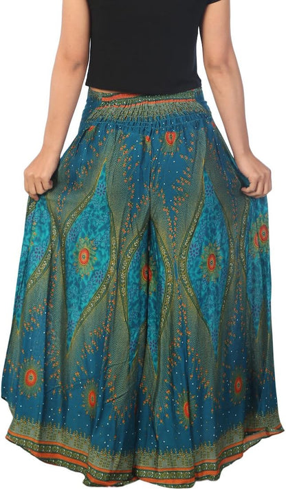 Lannaclothesdesign Womens Lounge Palazzo Pants Wide Legs S M L XL Sizes
