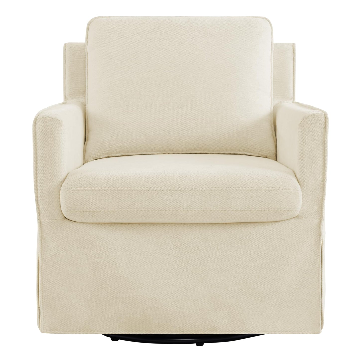 KISLOT Swivel Accent Chair Rocking Recliner 360 Degree Swivel Armchair Machine-Washable Cover for Nursery Living Room Bedroom