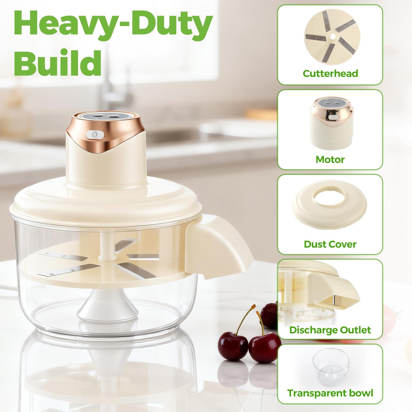 Meuuxe Electric Grape Peeler Machine, 50W High Power Automatic Garlic Peeler & Cherry Tomato Skin Remover, Upgraded 5-Blade System, 1300mAh Rechargeable Fruit Peeling Tool for Salad & Kitchen