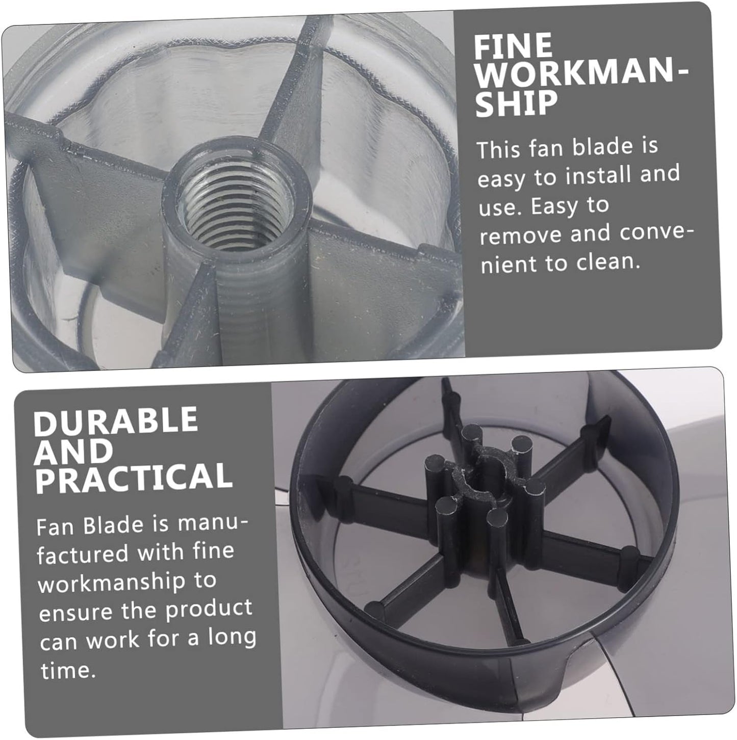 Yardwe Electric Fan Blade Replacement Parts for Table and Standing Fans