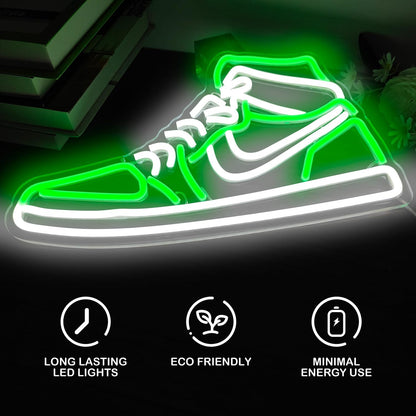 Sneaker Neon Signs for Wall Decor Dimmable Shoe LED Signs Neon Lights for Bedroom Man Cave Home Neon Wall Sign Shoe Light up Signs Decor