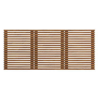 Modway Render Mid-Century Modern Wall-Mount Headboard in Walnut, Queen (U.S. Standard)