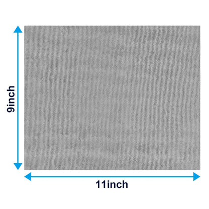 GLIMGLINT Microfiber Cleaning Cloth, 100 Pack Cleaning Rags, Lint-Free, Ultra Absorbent Reusable Paper Towels for Home, Kitchen, Car, Garage or Shop, Microfiber Rags, 11" x 9", Grey
