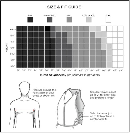 Omorpho G-Vest Sport, Weighted Vest, Black/Red, 6 lb Fixed Weight, Adjustable Fit, S-M/L-XL, for Running, Endurance Training, High-Intensity Athletics (Black/Red, S-M)