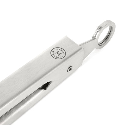Martha Stewart Richburn 2-Piece Stainless Steel Tongs Set – 12-Inch and 9-Inch Kitchen Tongs for Grilling, Serving, and Cooking