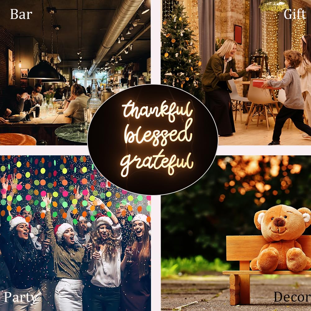 Relax Renew Refresh Neon Sign Led Dimmable Neon Lights for Bar Room Home Art Wall Decor Party Window Living Room Decor Christmas' Birthday Gift (Warm white)