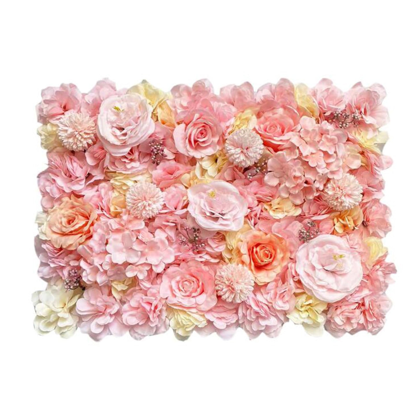 JIIPOREGJ Artificial Flower Wall Panels,for Weddings Party Arrangements Outdoor Indoor Garden Fence Backdrop Wall Decoration,12pcs