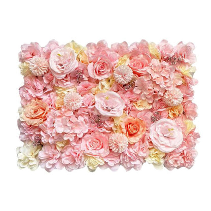 JIIPOREGJ Artificial Flower Wall Panels,for Weddings Party Arrangements Outdoor Indoor Garden Fence Backdrop Wall Decoration,12pcs